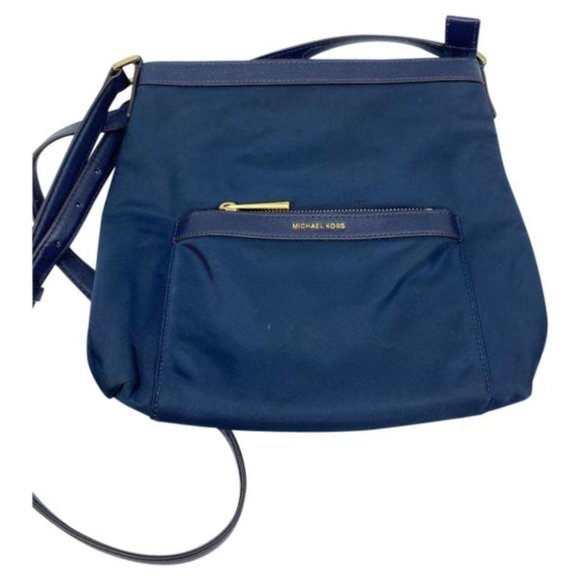 Michael Kors Handbags - Michael Kors Blue Nylon Crossbody Bag
